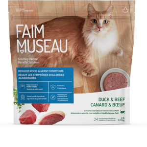 Nourriture crue pour chat Faim Museau - Canard et boeuf