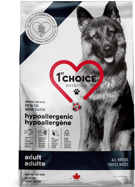Nourriture 1st Choice chien adulte Hypoallergène Morue