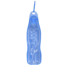 Charger l&#39;image dans la galerie, Distributeur d’eau portatif avec bouteille à eau de 500 ml, bleu – Dogit

