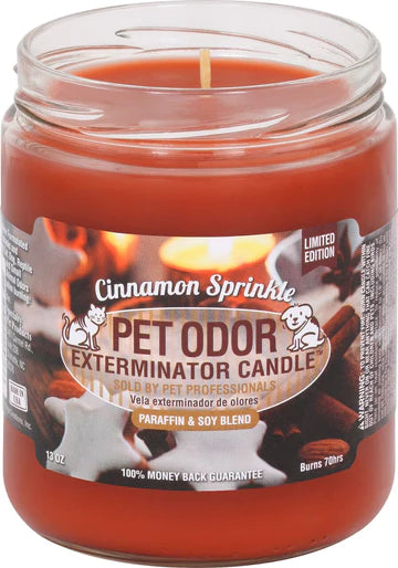 Chandelle désodorisante Canelle Pet Odor, pot de 13 oz