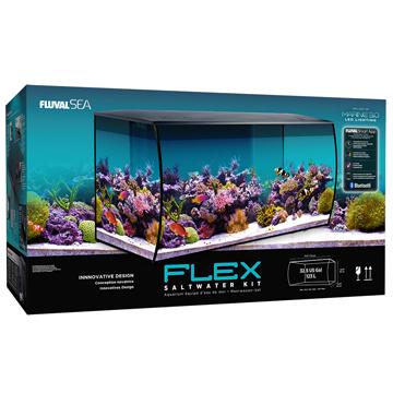 Aquarium équipé Flex Fluval Sea d’eau de mer, noir, 123 L (32,5 gal US) - Boutique Le Jardin Des Animaux -AquariumBoutique Le Jardin Des Animaux14994