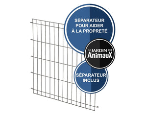 Cage métallique pour chien. 42” X 27” X 29” - Boutique Le Jardin Des Animaux -CageBoutique Le Jardin Des AnimauxBZ10681