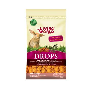 Living World Régal drops aux carottes pour lapins - Boutique Le Jardin Des Animaux -Gâterie petit mammifèreBoutique Le Jardin Des Animaux60508
