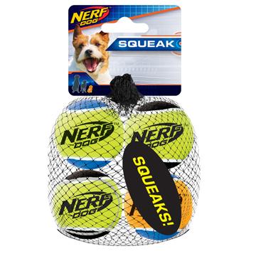 Nerf Dog Balles de tennis sonores - Boutique Le Jardin Des Animaux -jouet chienBoutique Le Jardin Des AnimauxVP6806