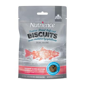 Nutrience Infusion Biscuit saumon et sésame 135g - Boutique Le Jardin Des Animaux -Gâterie pour chienBoutique Le Jardin Des Animauxd6436