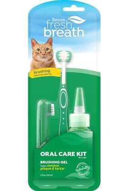 Tropiclean Fresh Breath Kit, soins bucco-dentaires pour chats - Boutique Le Jardin Des Animaux -SoinsBoutique Le Jardin Des Animaux